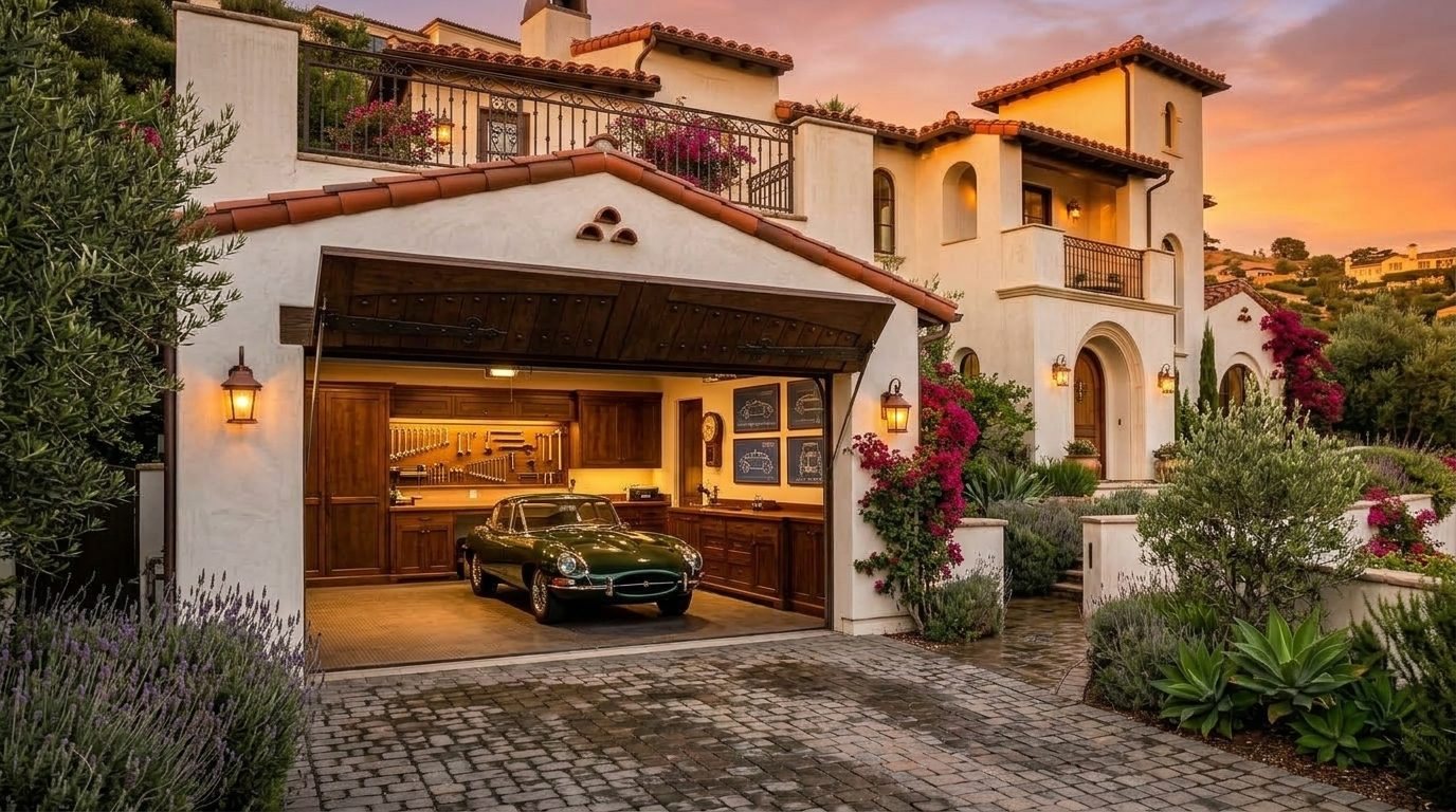 Youssef Garage Door Repair Overhead Garage Door Gliding Open in Niles, IL